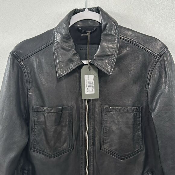 Allsaints Black Aloy Jacket NWT - Picture 2 of 8